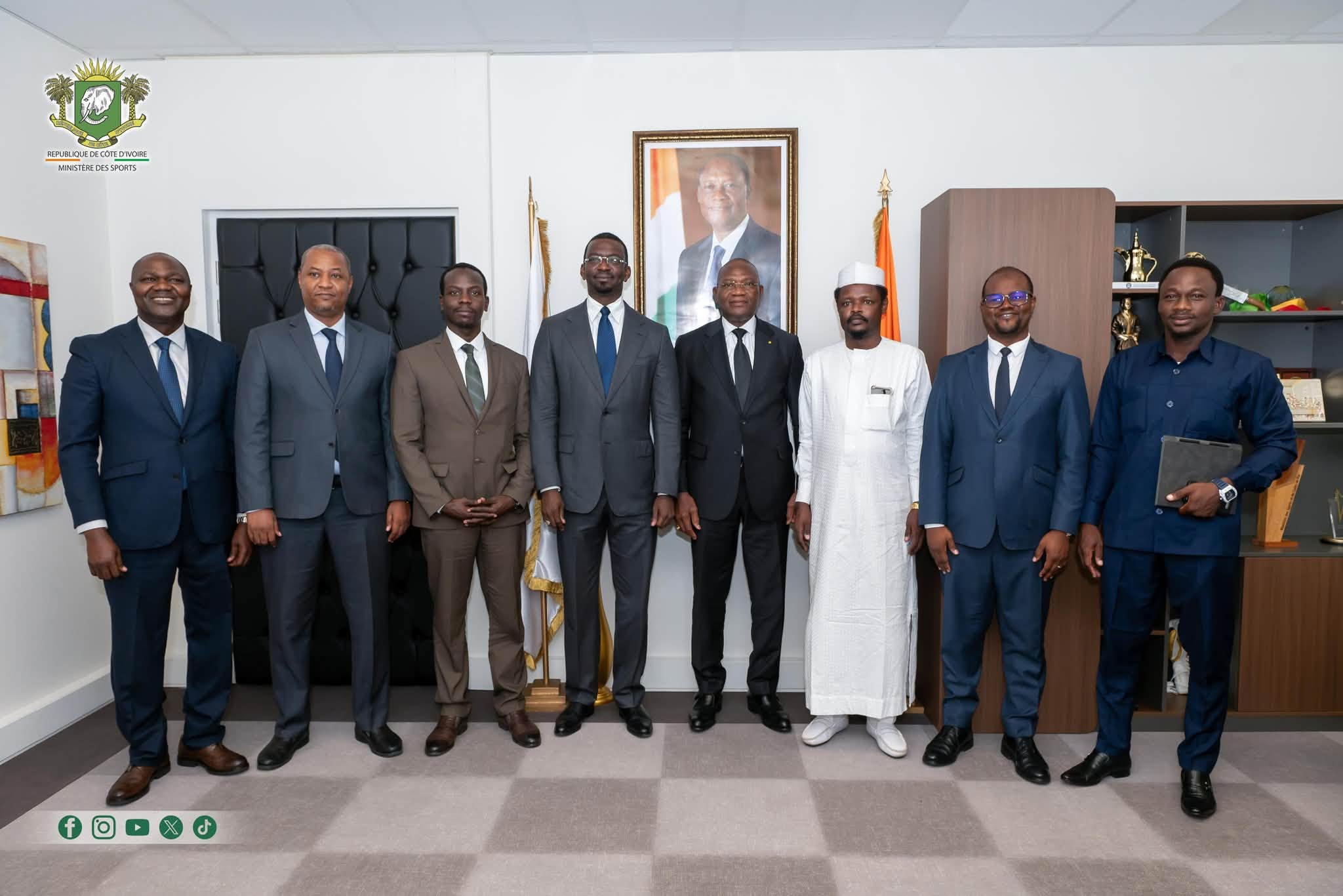 La Côte d’Ivoire et le Tchad veulent renforcer leur coopération sportive au service de la jeunesse