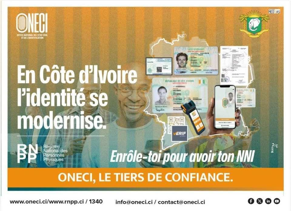 Le Numéro national d’identité s’impose comme le pilier de la modernisation de l’état civil ivoirien