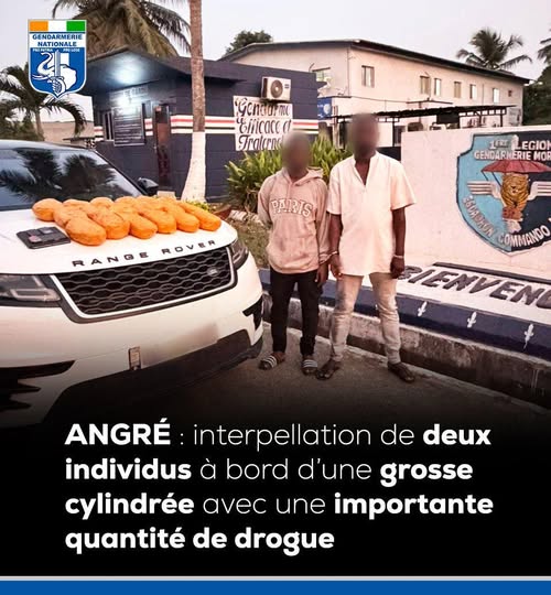 Trois semaines de filature mènent à l’interpellation de deux trafiquants de drogue à Cocody