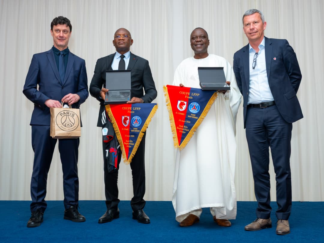 Un dîner de gala renforce les liens ivoiro-français avant la finale OL Lyonnes PSG à Abidjan