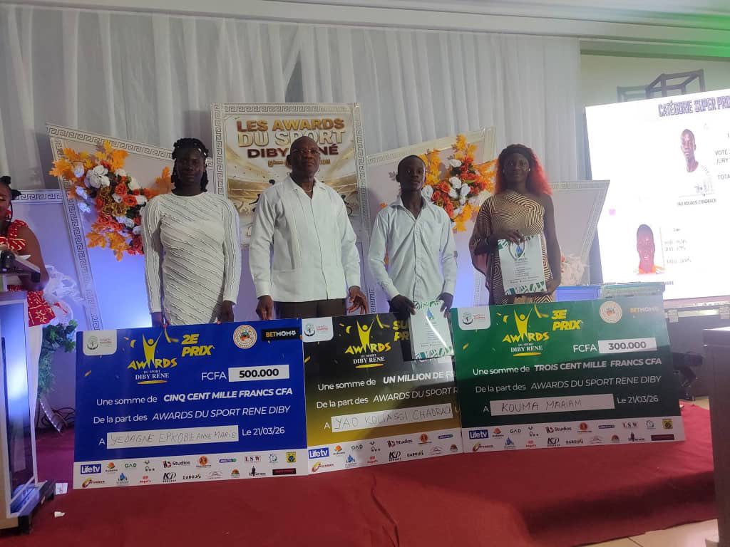 Les jeunes talents du Leboutou célébrés à Dabou à l’occasion des Awards du Sport René Diby