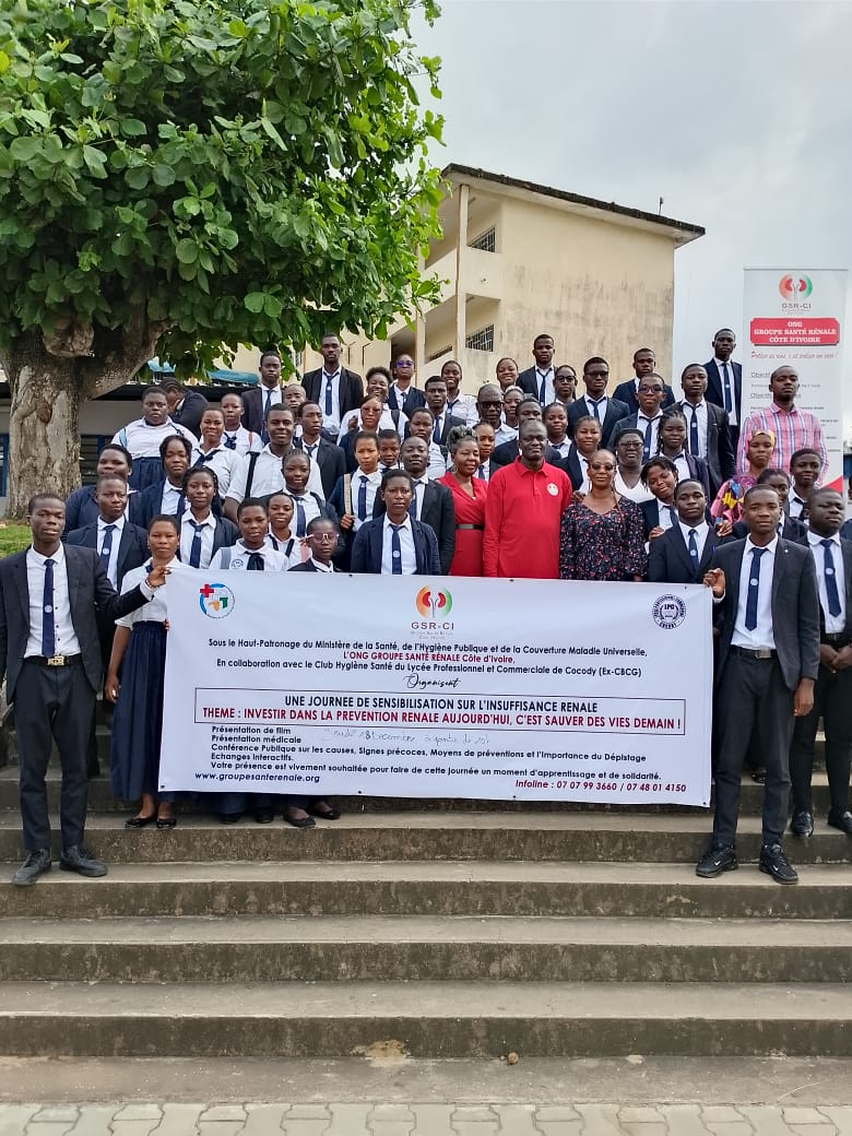 L’ONG Groupe Santé Rénale sensibilise les élèves aux maladies rénales