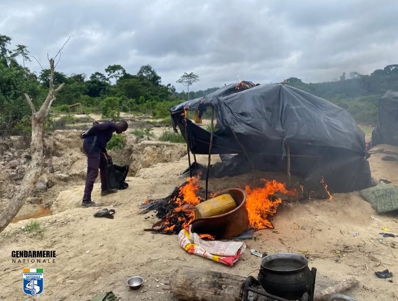 20 individus interpellés dans le département d'Issia dans la lutte contre l'orpaillage illégal