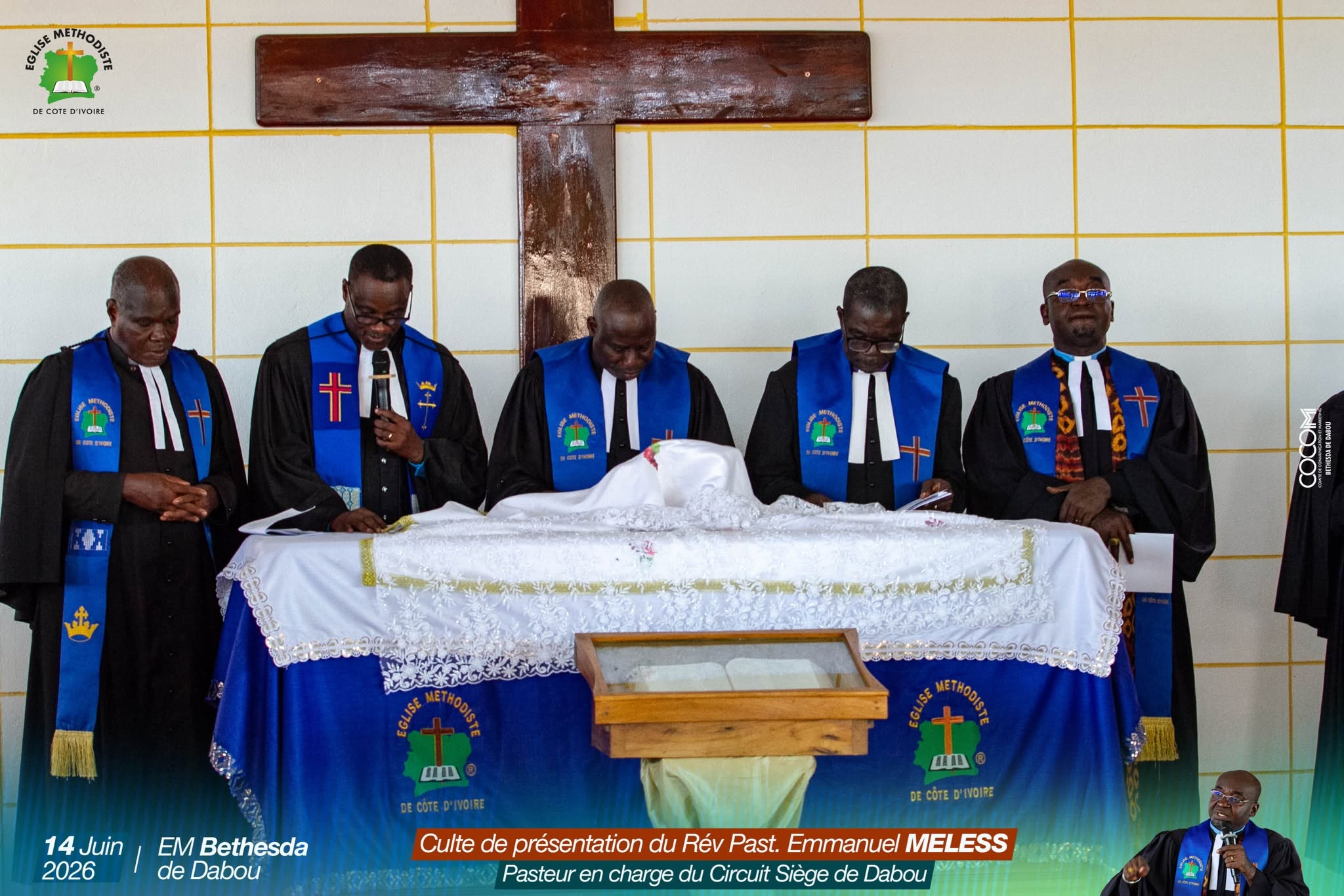Emmanuel Meless prend les rênes du circuit siège de l'église méthodiste unie de Côte d’Ivoire de Dabou