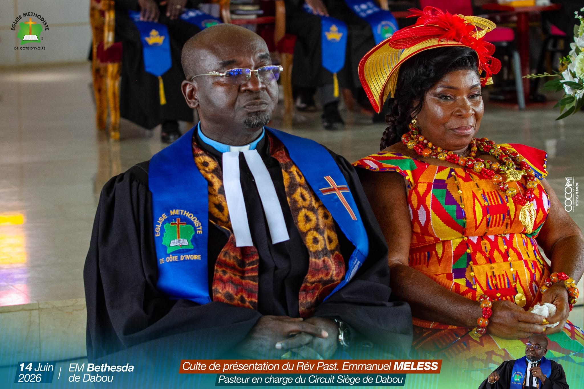 Emmanuel Meless prend les rênes du circuit siège de l'église méthodiste unie de Côte d’Ivoire de Dabou