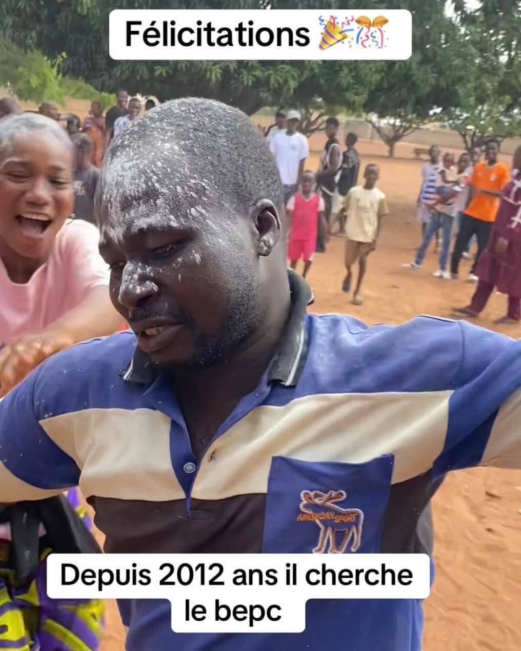 Après 14 tentatives Coulibaly Karna décroche enfin son BEPC à 33 ans