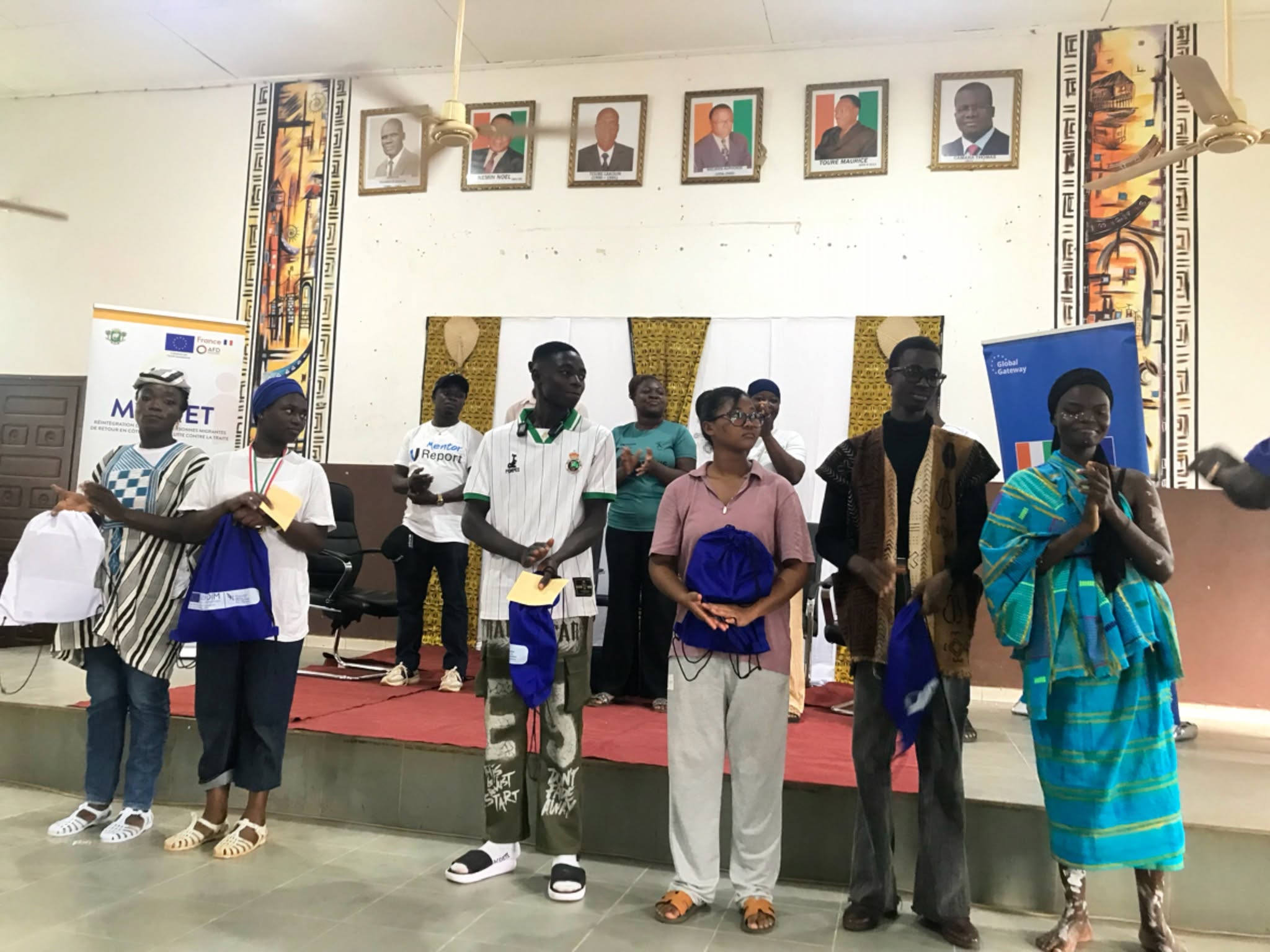 Les jeunes de Katiola sensibilisent aux dangers de la migration irrégulière au Festival des Paroles Libres du Hambol